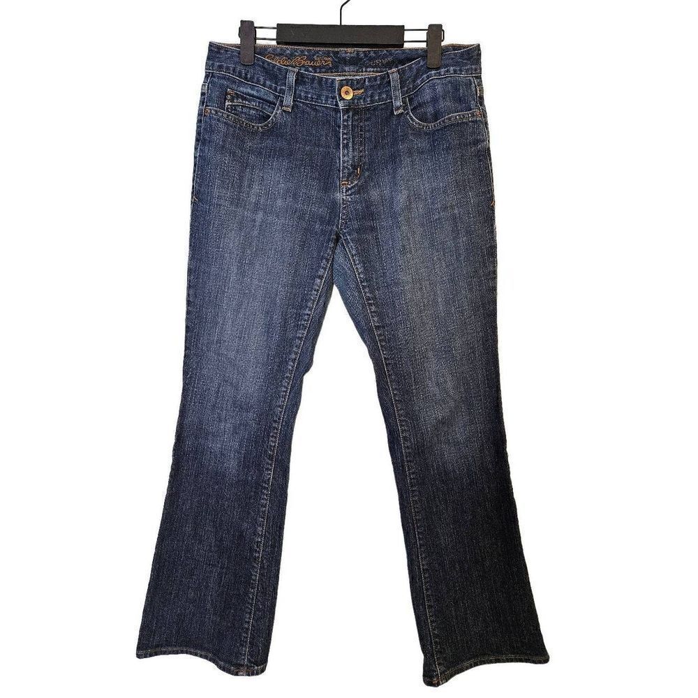 Eddie Bauer curvy bootcut. Size 8 short.